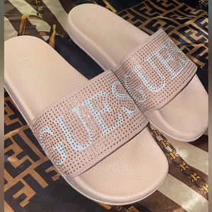 GUESS Bling Slides💞✨